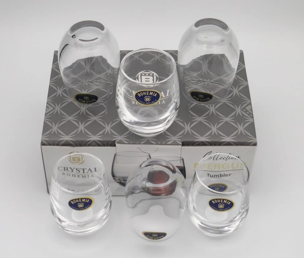 Bohemian Glass MERGUS Chilled Liqueur Glasses, 60ml, Set of 6
