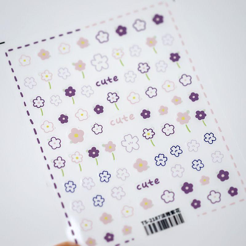 

Qiji Line Elegant Purple Flower Three-Dimensional Nail Stickers Waterproof Nail Sticker Decorative Decals Ornament 2187 2188 TS-2187 Elegant Purple Flower