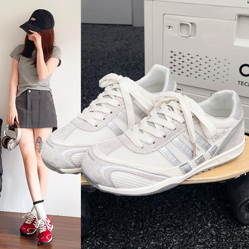 Pretty Feifei | Autumn Breathable Inner Height Increase German Training Shoes Women's Shoes Versatile Casual Shoes Comfortable Sports Shoes Women's