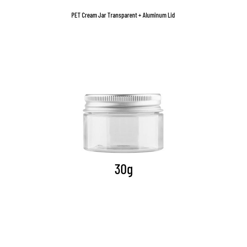 PET Transparent Wide-Mouth Cream Jar for Masks