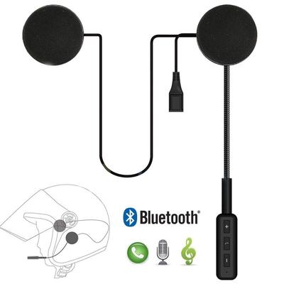 Motosiklet Kaskı Kulaklığı Bluetooth 4.0 Çift Stereo Hoparlör Eller Serbest Müzik Çağrı Kontrolü Mikrofon