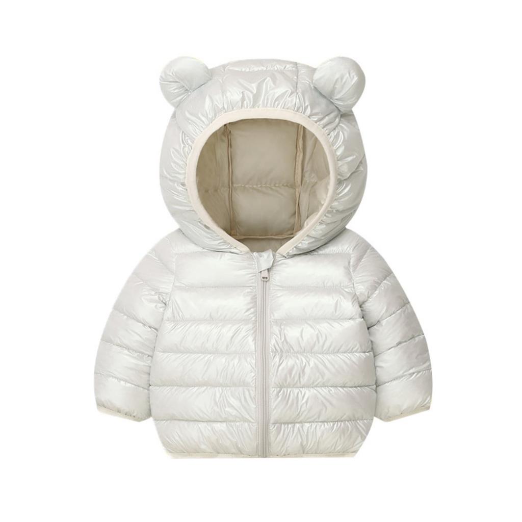 Kids Casual Lightweight Hooded Jacket with Long Sleeves for Boys and Girls Soft Warm Outerwear Suitable for Everyday Wear