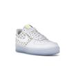 Nike Air Force 1 07 Premium Swoosh-Muster Herren-Sneaker Weiß Mehrfarbig Racer-Blau CK7804-100