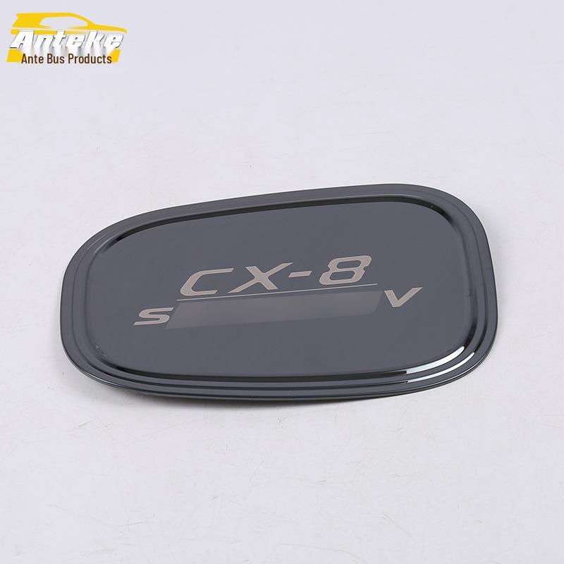 19 CX8 Stainless Steel Fuel Filler Cap Protector & Decorative Sticker
