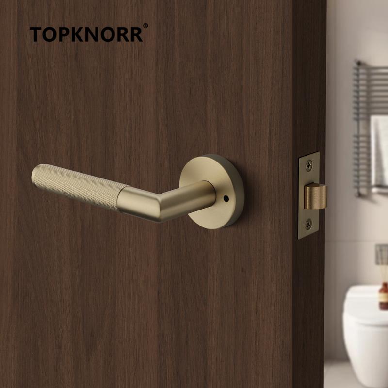 Bathroom Door Lock Indoor Bathroom 304 Stainless Steel Door Handle Wooden Door Bathroom Lock Privacy Door Lock Doorknob Bedroom