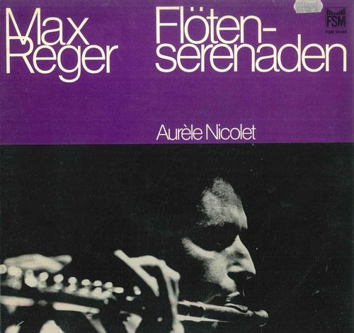 

LP Record AURELE NICOLET, SUSANNE LAUTENBACHE - Reger Floten Serenaden FSM53002 FSM 1979 Germany Classical Used