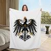Flag of Prussia Art Blanket Blanket for Couch Sofa Travel Home Hiking Picni Bed Beding Flannel Blanket Birthday Gift