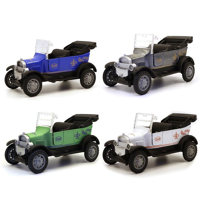 1Pcs Miniature Vehicle Replica 1:32 Alloy Vintage Die-Cast Convertible Classic Car Model Pull Back Car Model For Collection Gift