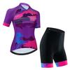 2026 Summer Short-sleeved Women's Cycling Suit, Breathable Cycling Sportswear, Outdoor Cycling Suit