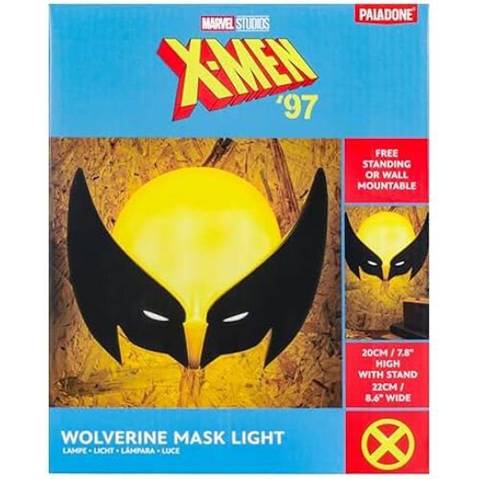 Lampada da maschera Wolverine - PALADONE - Decorazione da parete - Alimentazione USB - 21,5 cm - Prodotto ufficiale Marvel