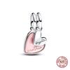 925 Silber Menschenfressende Blume Charms Perlen für DIY Schmuck 3mm Armband Damen Ringe Geschenke
