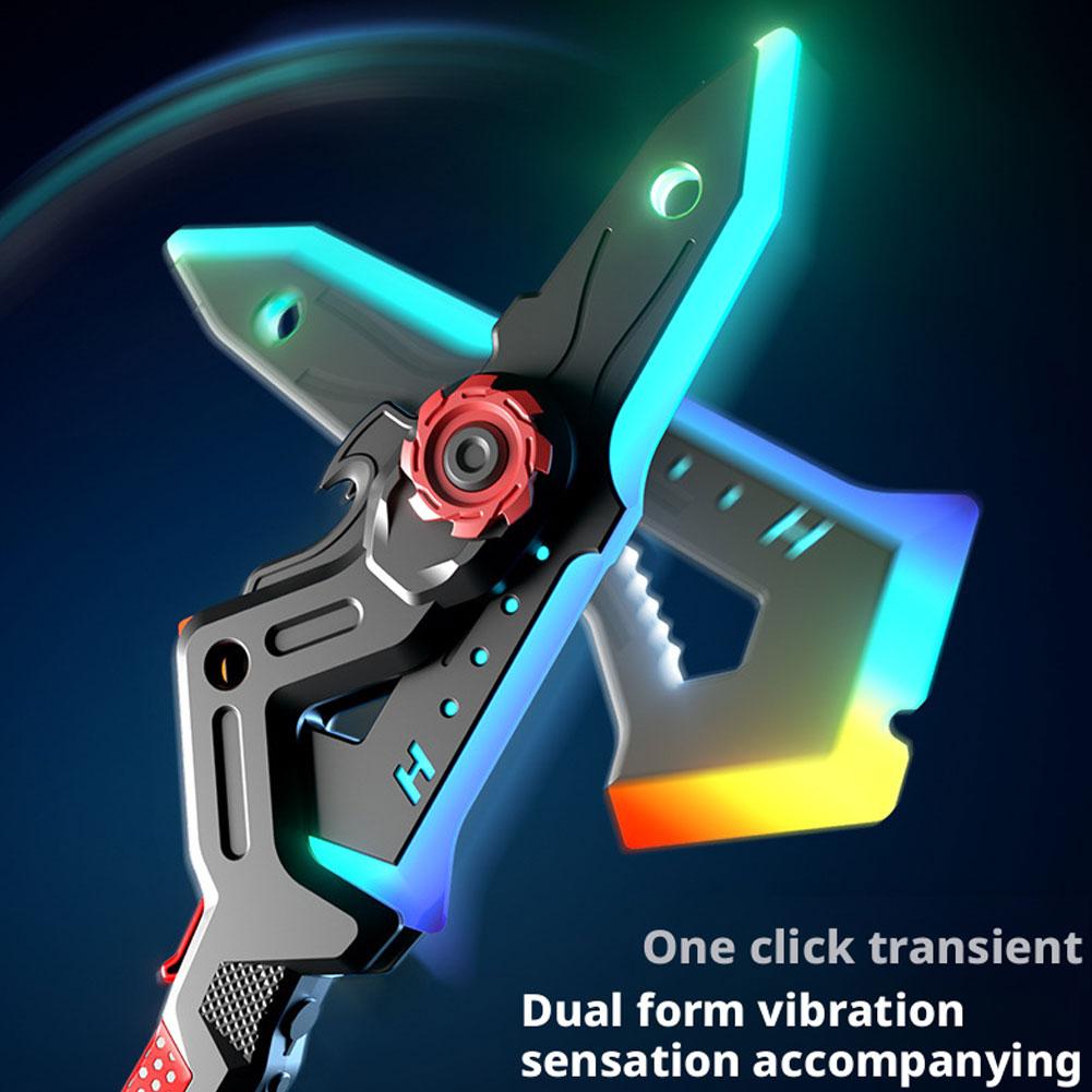 Bright Sword Axe Multi-Color Flash LED Light Streamer Cosplay Sword Toy Party Family Interactive Toy For Kids Adult