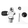 Silver Diving Tank Valve Metal 3000Psi 250Bar 3/4-14NPS Durable Replacement Spare Parts