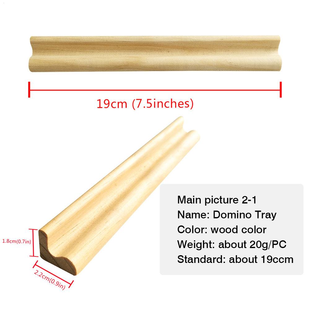 4 Domino Ablagen Holz Domino Ständer Domino Halter Für Spielsteine Mexican Train Mahjong Kinder Senioren Erwachsene Profispieler