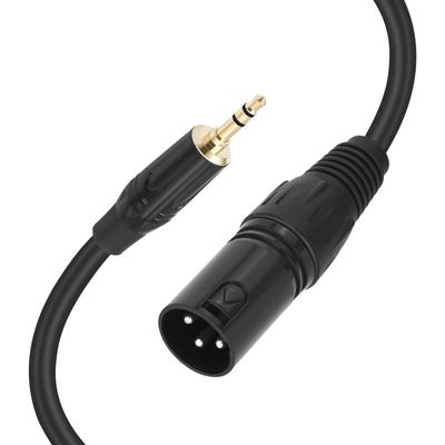 Cabo de Áudio de Alta Qualidade 1/4 para XLR Macho para Amplificadores