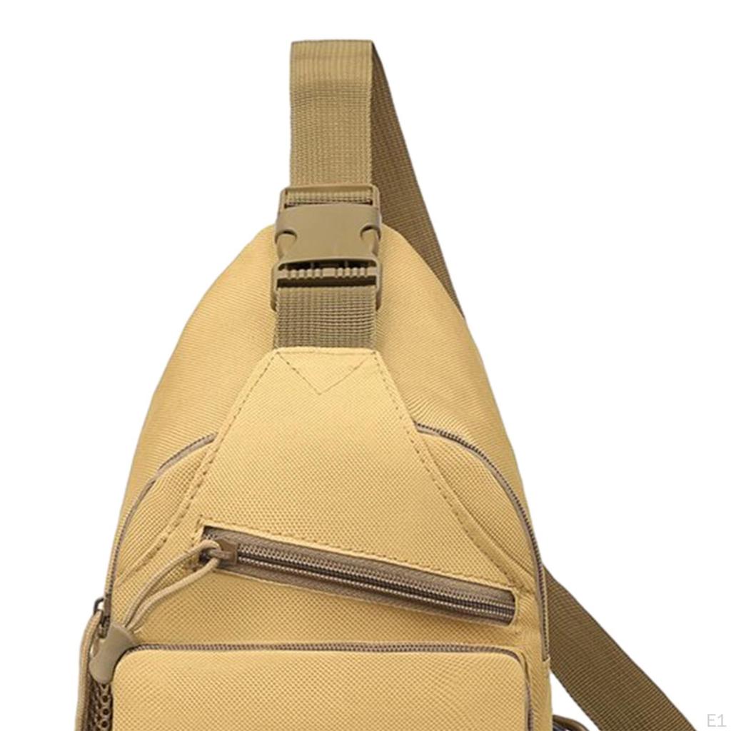 Herren Umhängetasche, Trendige Brust-Schultertasche zum Angeln, Rucksackwandern,