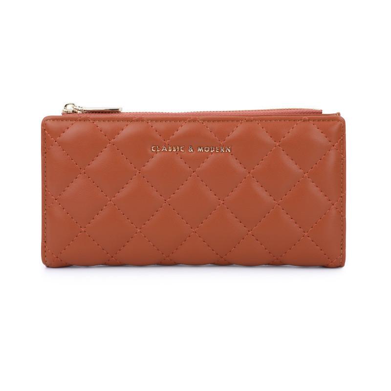

Fashionable Cross-border Style Long Wallet For Women With Various Compartments
