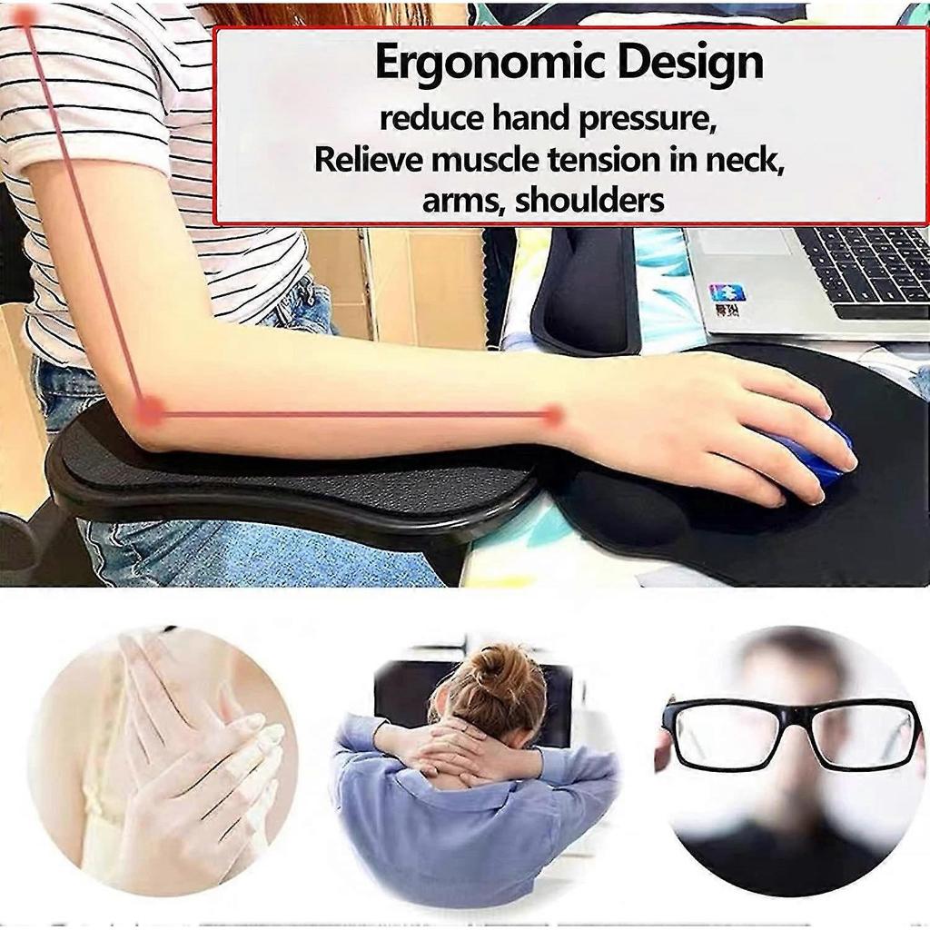 Ergonomic Adjustable For Desk Mouse Wrist Rest 180 Rotating Computer Wrist Rest Arm Holder - DD