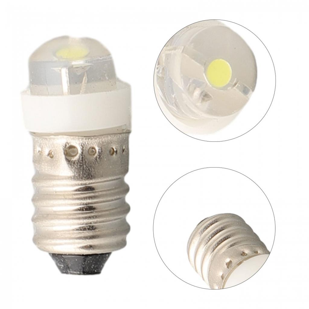 Light Bulb Lantern Torch Replacement Silver White LED 0.5W