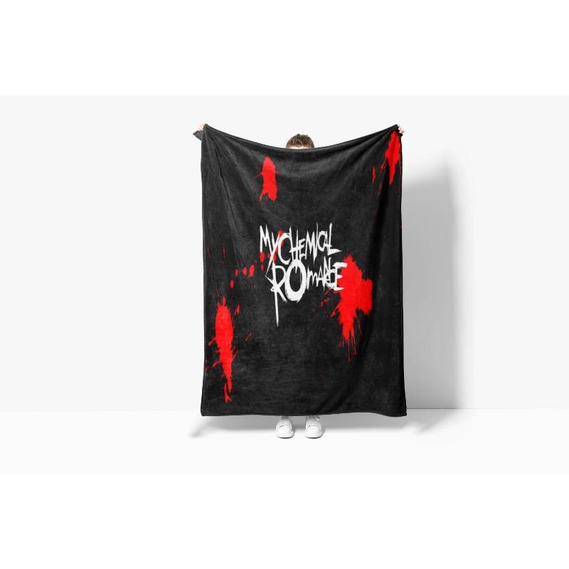 

My C-Chemical R-Romance Band Blanket Flannel Soft Kid s Baby Throw Blanket,for Bedroom Living Room Sofa Bed Car, Brithday Gift 75x90cm