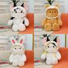 Baby Bear Hat Cat Rabbit Plush Toy Animal Stuffed Doll Decoration Gift Kids
