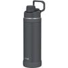 Thermos Water Bottle Vacuum Insulated Sports 1L Matte Black Handle Dishwasher Safe Convenient Carry Loop Direct Drinking Removable Spout Easy Cleaning