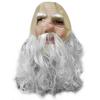 White Hair Beard Glasses Santa Mask Headgear Grandpa Latex Mask Old Man Cospaly Performance Props New Arrival
