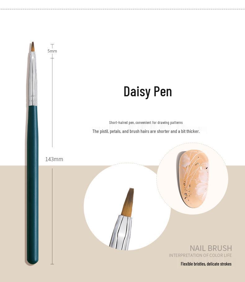 Nail Art Brush Set: Liner, Gradient & Sweep Brushes for Gel Polish
