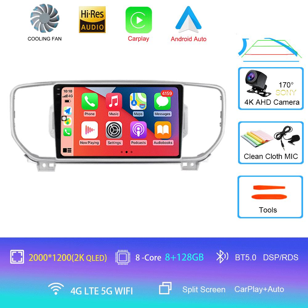 Android 14 Car Radio For Kia Sportage 4 QL 2016 - 2018 Multimedia Video Player Navigation Stereo GPS