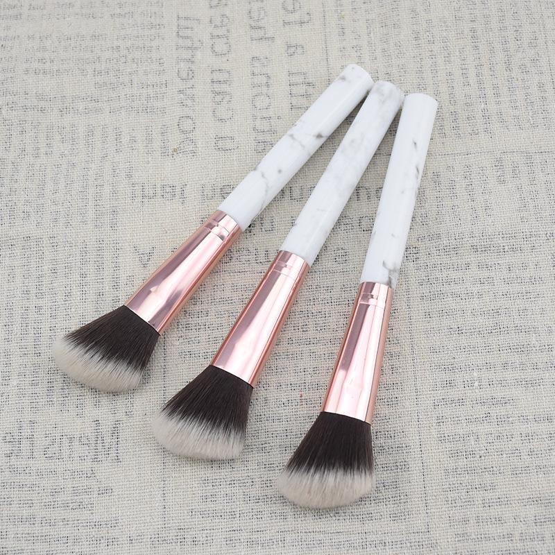 Model de marmură Perie cu luciu ridicat Beauty Pol lung Perie cu talie înaltă pentru doamne