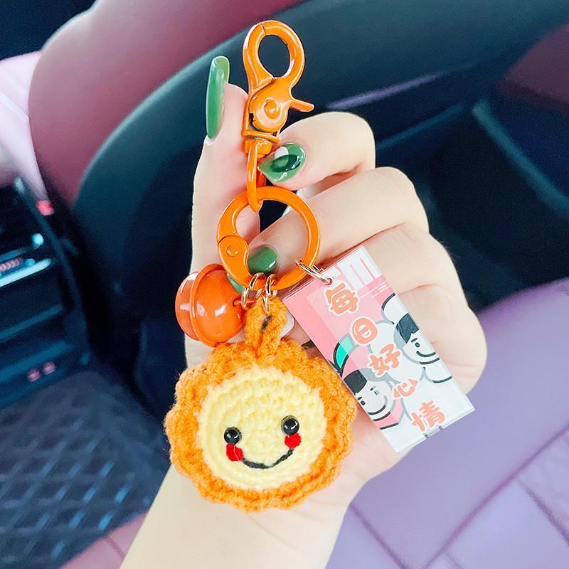 

Уникальный вязаный брелок ручной работы, плюшевое украшение крючком для ежедневной радости и счастья StyleI