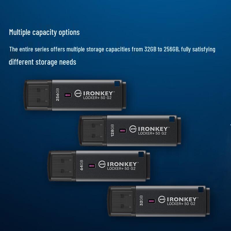 Kingston IKLP50G2 32GB Encrypted USB 3.2 Drive