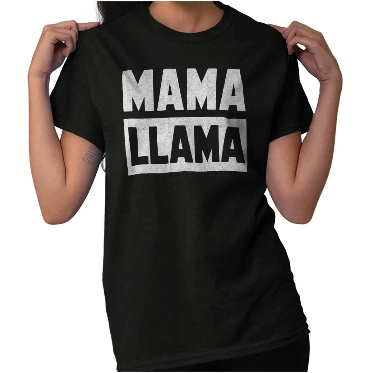 Save The Drama Mama Llama Alpaca Funny Gift Womens Graphic Crewneck T Shirt Tee XXXXL