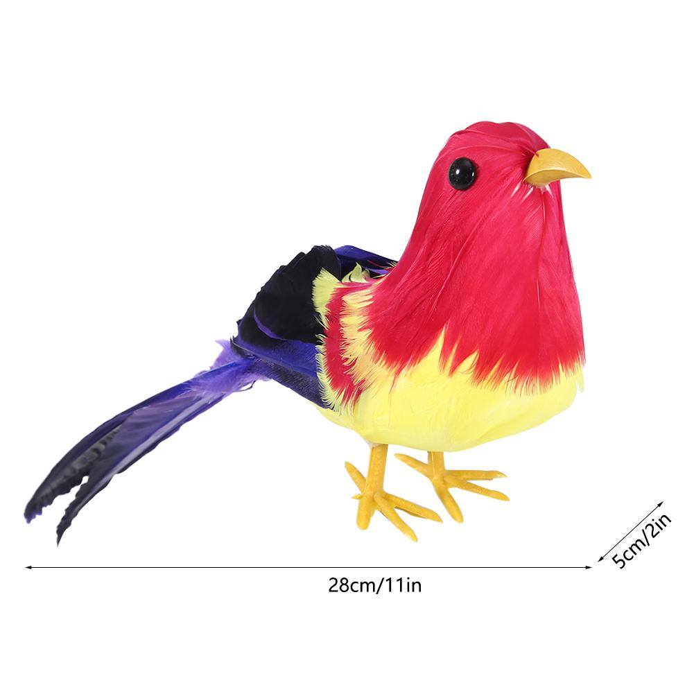 High Simulated Foam Landscape Animal Bird Lawn Figurine Handcrafted Garden Decoration