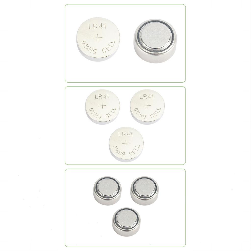 AG3 1.55V Button Battery Cell Coin Lithium Batteries SR41 192 L736 384 SR41SW CX41 LR41 392 Long for Electronics Devices