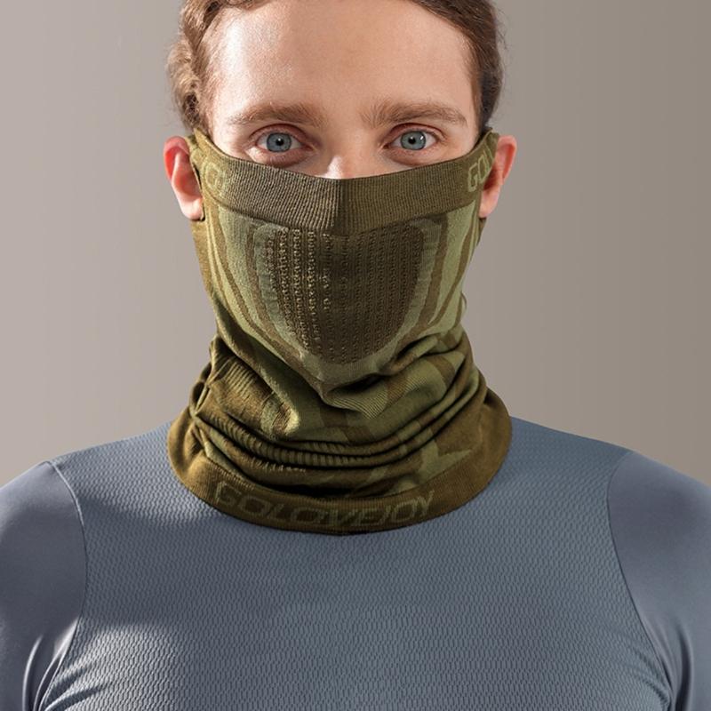 Men Women Motorcycle Mask Fleece Thermal Face Mask Keep Warm Riding Breathable Balaclava Biker-Winter Windproof Ski Mask