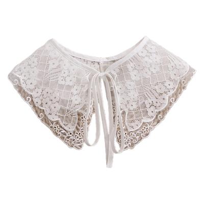 Flower Polyester Neckline Clothing Sewing Supplies Hollow Lace Material Lace Collar Skirt Shawl Wedding Dress Supplies