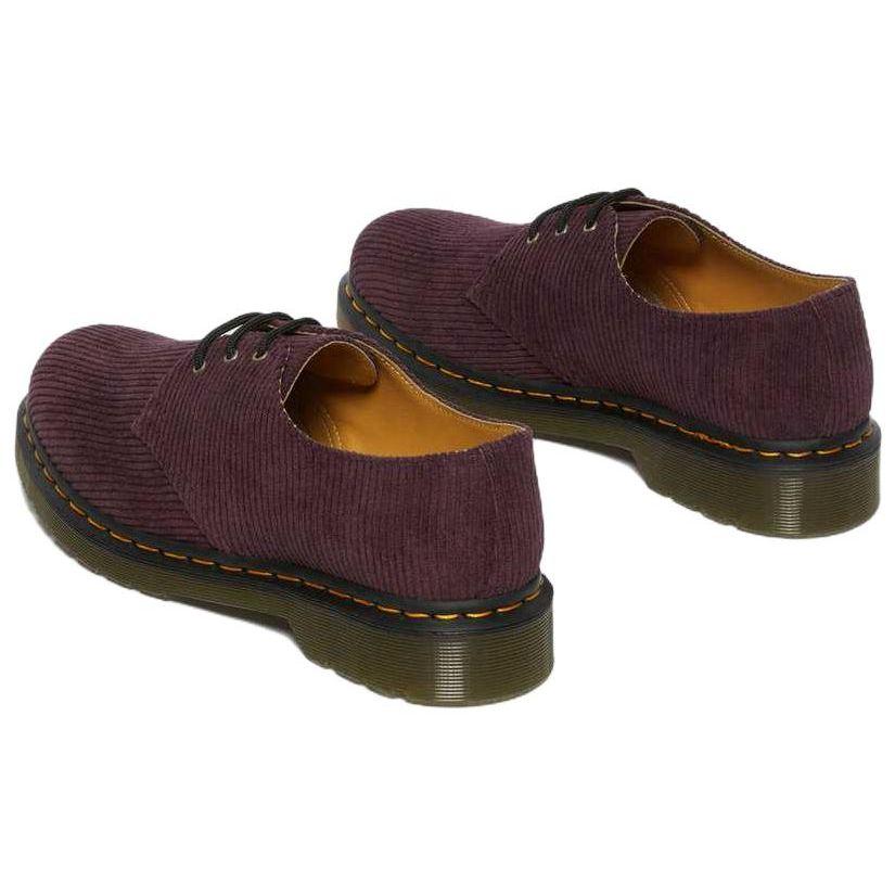 Доктор. Martens Кросівки унісекс з круглим носком на шнурівці з низьким верхом, повсякденні, бордові 27770601