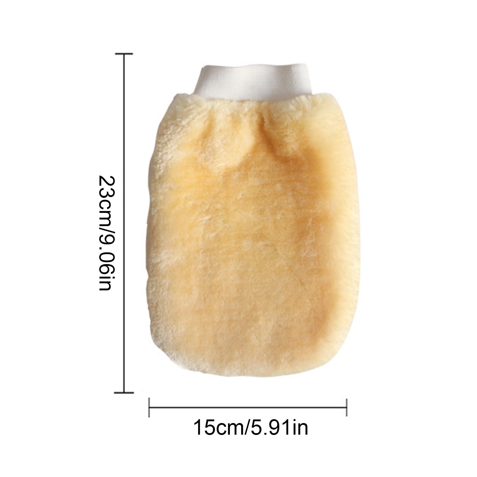 6pcs Waterproof Car Wash Microfiber Gloves Double-sided Wiping Car Dusting Glove Auto Cleaning Wash Mitt Soft Car Wash Supplies