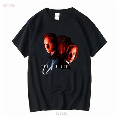The X Files Mulder And Scully T Shirt S 5XL Long or Short Sleeves Vintage Washed Top For Everyday Wear Homme Casual Soft
