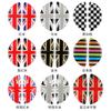 2pcs 3D Crystal Epoxy Car Interior Pull Handle Sticker For BMW MINI COOPER R56 R55 R60 R61 Countryman F55 F56 F60 Car Styling