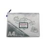 CRAY-PAS Sakura Krepas Mesh Clear A4 Case UNC-A4#36 Blue