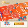 Kids' Double Player Mini Basketball Hoop Desktop Game - Parent-Child Interaction & Hand-Eye Coordination Toy