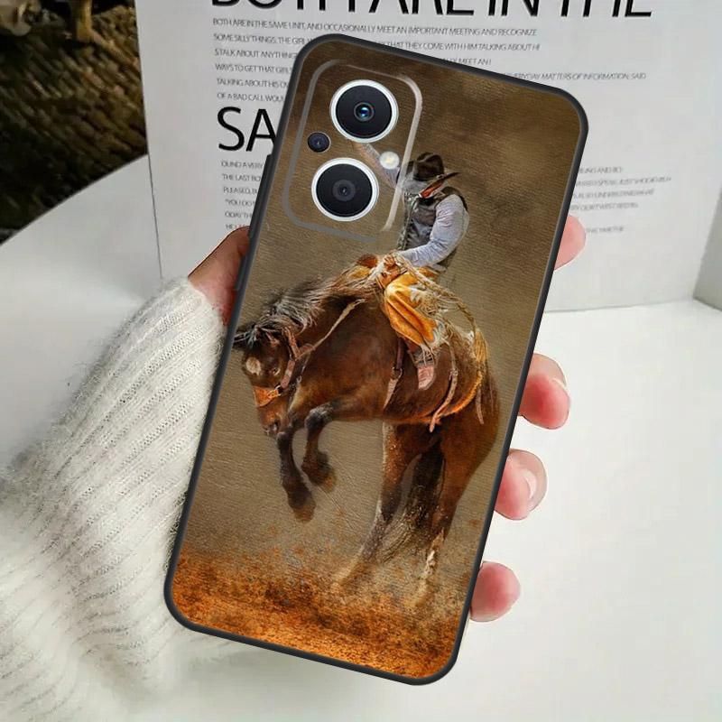 Extreme Sport Rodeo Cowboy Phone Case For OPPO Reno 8 7 Lite 8T 11 12 13 14 14F 10 Pro OPPO Find X8 X6 X5 X9 Pro Cover