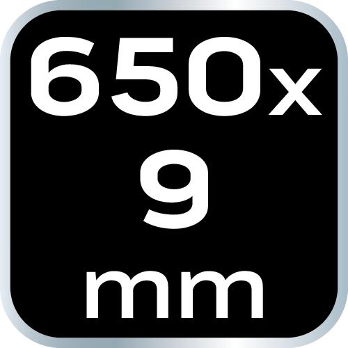 EXTREME Kabelbinder 9,0 × 650 mm, schwarz, 50 Stück.