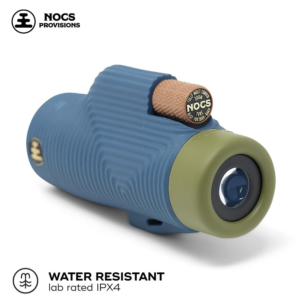 Nocs Provisions Zoom Tube 8x 32mm Indigo Blue for Outdoor Sports Live Monocular, Magnification, Aperture, Two, Colorful, Compact, Use, Viewing,