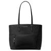 MK Cara Logo Gold Hardware Nylon Tote Shopping Bag Women Tote Black 30R4GRKT7C-BLACK