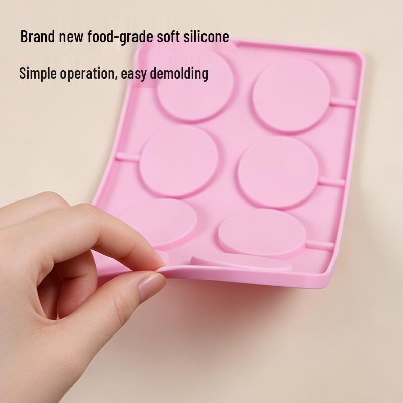 Silicone Lollipop & Chocolate Mold for Kids' Food and Baking