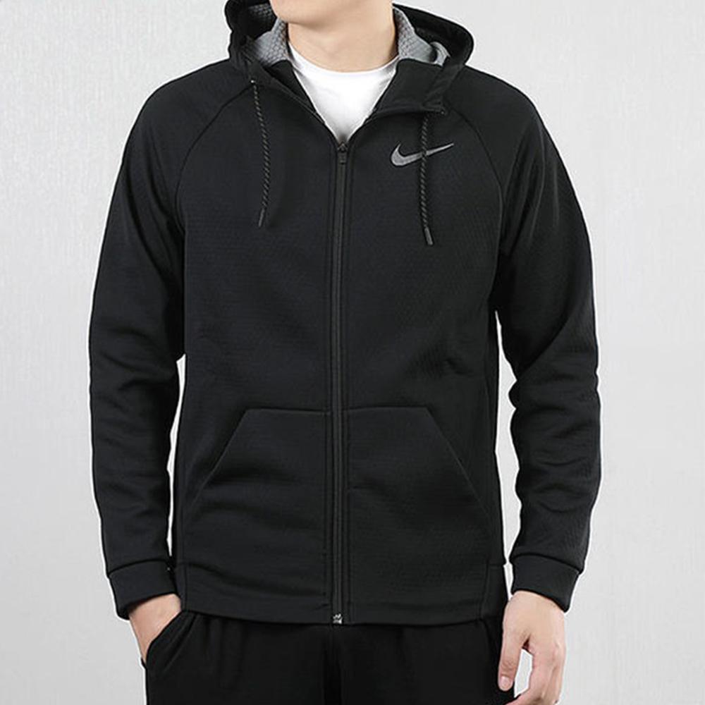 Nike Men's Casual Sports Hooded Running Jacket Black AQ5239-010
