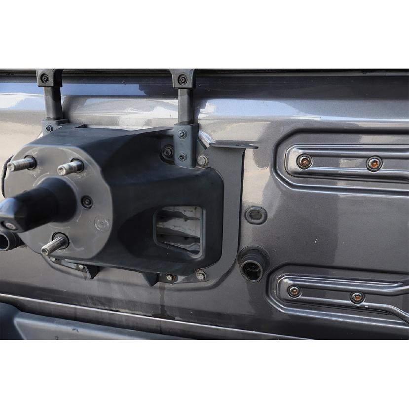 Car Tailgate Rear Door Hinge Antenna Bracket Mount Holder for Jeep Wrangler JL 2018   2022 2023 Exterior